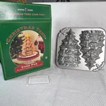 Nordic Ware Christmas Tree Cake Pan 3D Stand Cast Aluminum 9 Cup Holiday Usa. Fixed Price $29.99.