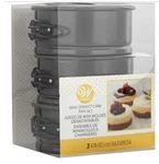 Wilton 3-PIECE 4-INCH Mini Springform Pan Set-brand New. Fixed Price $22.99.