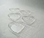 Vintage Arcuisine Borosilicate Glass Baking Creme Brulee Dish Heart (5) France. Fixed Price $29.95.