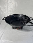 West Bend 6 Qt Electric Wok 79525 Vtg With Cord ,wire Grill ,griddle. No Lid. Fixed Price $19.99.