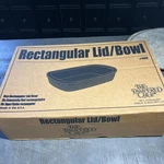 The Pampered Chef Stoneware Rectangular Lid/bowl Roaster #1435 With Scraper. Fixed Price $15.17.
