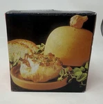 Boston Warehouse Terra Cotta Garlic Roaster Vintage 1992 Brand New. Fixed Price $21.99.