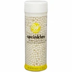 Wilton White Sugar Pearls Sprinkles, 5 Oz. Cake, Cupcakes, Cookies, Baking. Fixed Price $5.87.