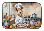 Fox Terrier The Chef Dish Drying Mat Absorbent Pad For Kitchen. Fixed Price $28.19.