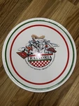 Vtg Acme Looney Tunes Trattoria Pizza Tray 13" Round 1993 Warner Bros Pasta. Fixed Price $50.00.