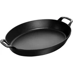 Staub Cast Iron 14.5-INCH X 11.2-INCH Oval Baking Dish Matte Black. Fixed Price $249.95.