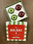 Of 4 Dutch Oven Magnets Creuset Kiwi / Palm Cerise Red Holiday Collection. Fixed Price $50.99.