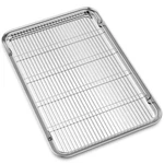 Large Baking Sheet And Cooling Rack Set, Bastwe 24L X 16W 1H Inch Profe.... Fixed Price $45.77.