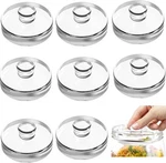 Jucoan 9 Pack Glass Fermentation Weights With Easy Grip Handle, Heavy Clear. Fixed Price $33.31.