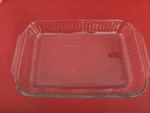 Vintage Pyrex 233-S Clear Ribbed 3QT-3L Casserole Dish 13X9X2IN Baking. Fixed Price $14.99.
