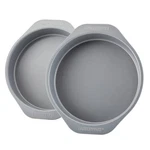 Pan Set Piece Nonstick Round Gray Farberware Golden 48432 Cake Bakeware. Fixed Price $46.99.