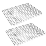 P&p Chef 11.75 Inch Cooling Baking Rack Set Of 2, Stainless Steel Grid Cookin.... Fixed Price $24.02.