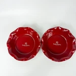 Emile Henry Red Round Pie Quiche Baking Pans 6" Ruffled Edge Set Of 2 61.79. Fixed Price $27.99.
