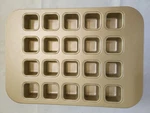 Williams Sonoma Pan Goldtouch Nonstick 20-WELL Square Brownie Bite Pn Gt 3932183. Fixed Price $26.99.