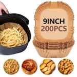 Ubeesize 9-INCH Air Fryer Parchment Liners 200 Pack, Square Non-stick. Fixed Price $19.67.