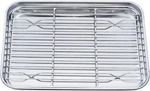 Teamfar Toaster Pan Tray With Cooling Rack, Stainless Steel Ovenwar. Fixed Price $23.23.