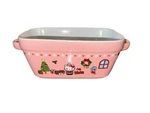 Hello Kitty Pink Christmas Ceramic Baking Loaf Dish By Sanrio 35046. Fixed Price $35.99.