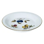 Royal Worcester Evesham Gold Multi Fruits 10 5/8 Large Round Pie Baker. Fixed Price $30.35.
