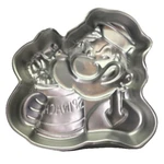 Wilton Vtg 1980 Man Aluminum Baking Mold /cake Pan Popeye The Sailor #502-1719. Fixed Price $9.74.