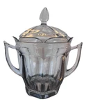 Antique Lancaster Glass Biscuit Cracker Jar With Handles & Lid Apothecary. Fixed Price $36.99.