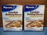 2 Boxes Reynolds Kitchen Cookie Baking Pre-cut Parchment Paper 44 Sheets. Fixed Price $14.99.