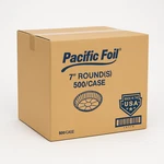 Pacific Foil 7" Round Aluminum Pans 500/CASE Made Usa (12770). Fixed Price $59.99.