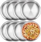Akolafe 8 Pack Personal Pizza Inch Stainless Steel. Fixed Price $30.52.