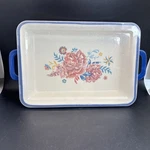 Pioneer Woman Stoneware Casserole Baking Dish With Lid 7" X 10" Heritage Floral. Fixed Price $20.29.