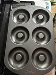 Wilton Non-stick 6-CAVITY Donut Baking Pans, 2-COUNT. Fixed Price $24.99.