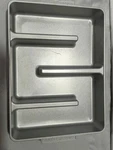 Baker's Nonstick "all Edges" Brownie Cake Pan Heavy Cast Aluminum Usa. Fixed Price $24.89.