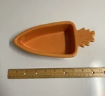 Chantal Orange Carrot Shaped Bakeware Dish Cup, 93-CA12 8 Oz Vegetable. Fixed Price $14.99.