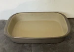 Pampered Chef Stone 9X13 Gray Rectangle Baker 1423 Casserole Pan. Fixed Price $79.99.