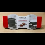 Set Of Two Stoneware Ramekin Red - Cuisinart 9OZ Brand Box. Fixed Price $8.00.