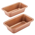 Ayesha Curry Bakeware Nonstick Meatloaf/loaf Pan Set, Two 9 X 5 Inch, Co.... Fixed Price $34.16.