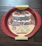 Wilton Ultraflex Silicone 9" 1.5" Round Cake Pan New Htf. Fixed Price $15.00.