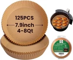 Air Fryer Liners For Ninja 4-8QT Disposable Paper 125 Pcs. Fixed Price $18.27.