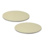 Concord Pizza Stone (2 Pack) With Cordierite Heatwell Technology (15"). Fixed Price $39.98.