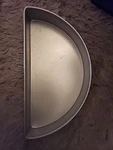 Wilton Half Round Aluminum Cake Pan 18" X 3" Ovencraft Vintage Korea. Fixed Price $50.00.