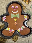 Wilton Giant Gingerbread Man Boy Cooking Baking Cookie Pan, 14X12 2009, New. Fixed Price $24.75.