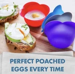Silicone Egg Poaching Cups 4 Pack- Non Stick Kitzini Bpa Free. Fixed Price $9.99.