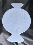 Temptations By Tara Woodland Blue 10" Candy Wrapper Shaped Serving Dish 322621. Fixed Price $14.99.