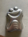 Cookie Monster Wilton Metal Cake Pan 1977 Vintage 3005-629 Birthday Mold Tin. Fixed Price $8.99.