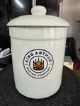 Arthur Baking Company Classic Sourdough Storage Crock, Ceramic, New. Fixed Price $21.24.