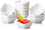 Taeochiy 12 Pack Ceramic Dipping Bowls, 3 Oz Soy Sauce Dish, Small White. Fixed Price $37.96.