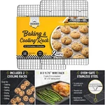 Stainless Steel Cooling Rack 8X11.75 Set Of 2 Wire Grid Oven Safe. Fixed Price $35.69.