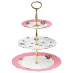 Royal Albert Cheeky Pink Triple Tiered Cake Stand. Fixed Price $199.49.