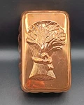 Vintage Copper Loaf Pan Wheat Shaft Wall Country Farm Rustic Americana Decor. Fixed Price $17.99.