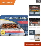 Disposable Cooking Liners Clear 2-COUNT For Easy Electric Roasting Cleanup. Fixed Price $13.29.