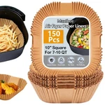 10 Inch Air Fryer Paper Liners, 150PCS Non-stick Dispo.... Fixed Price $25.69.