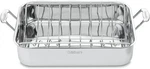 Cuisinart 16-INCH Roasting Pan, Induction Compatible Premium Rectangular Roaster. Fixed Price $99.94.